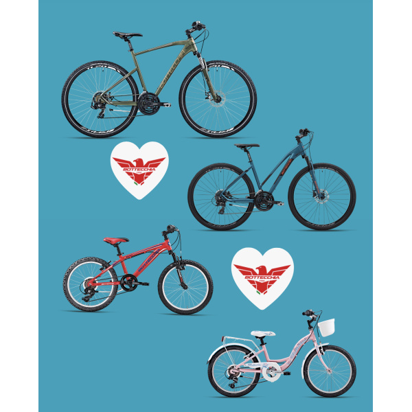 OFFERTA 4 BICI BOTTECCHIA | 2 ADULTI + 2 BAMBINI