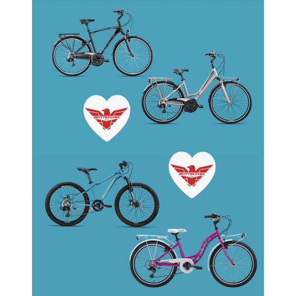 OFFERTA 4 BICI BOTTECCHIA PER FAMIGLIE | UOMO + DONNA + 2 JUNIOR