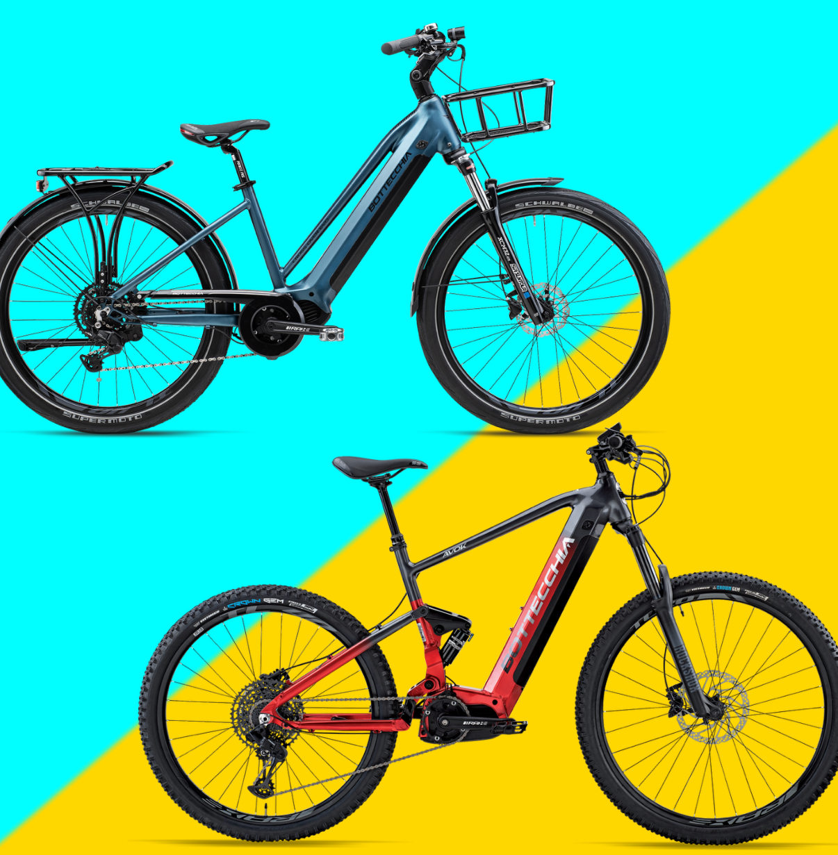 COPPIA E-BIKE BOTTECCHIA 900Wh | E-MTB + E-TREKKING